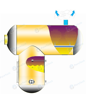 vacuum chamber of <a href=https://www.cqpuretech.com/High-Vacuum-Transformer-Oil-Filtration-Machine-p.html target='_blank'>Transformer Oil Filtration Machine</a>