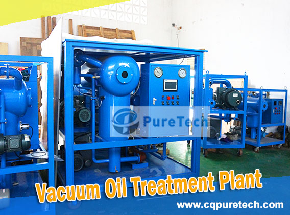 vacuum oil treatment machine for power transformers