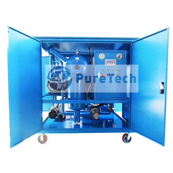 transformer oil filtration machine to reduce moisture content in transformer oil