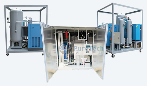 dry air generator for transformer maintenance