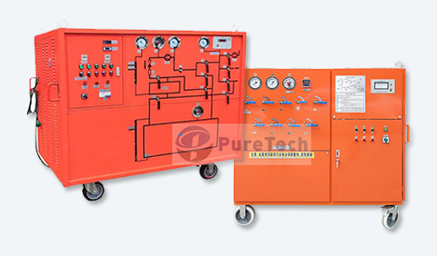sf6 gas recycling and refilling machine
