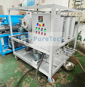 double stage vacuum <a href=https://www.cqpuretech.com/High-Vacuum-Transformer-Oil-Filtration-Machine-p.html target='_blank'>Transformer Oil Filtration Machine</a>