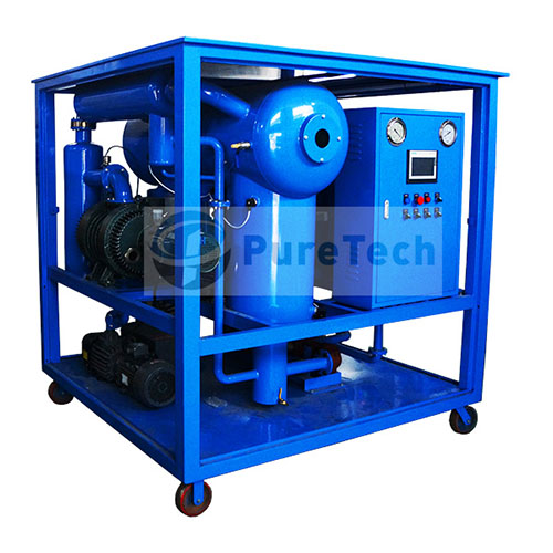 double stage high vacuum transformer oil treatment machine