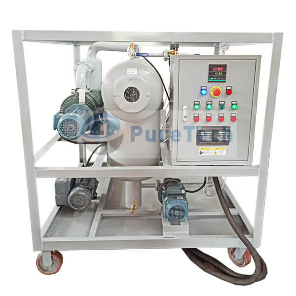 double stage high vacuum transformer oil purifier