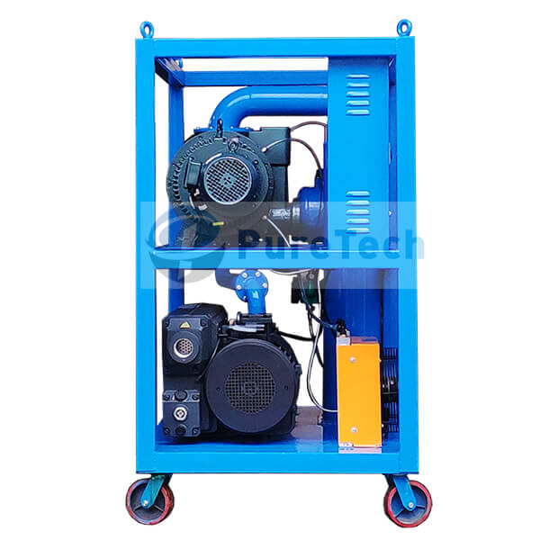 vacuum pumping system for transformer evacuation, vacuuming transformer