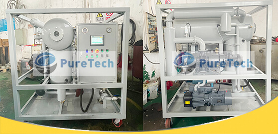 6000lph <a href=https://www.cqpuretech.com/Transformer-Oil-Purifier.html target='_blank'>Transformer <a href=https://www.cqpuretech.com/products.html target='_blank'>Oil Purifier</a></a> machine made by PureTech, it is for transformer oil filtration,dehydration and degassing