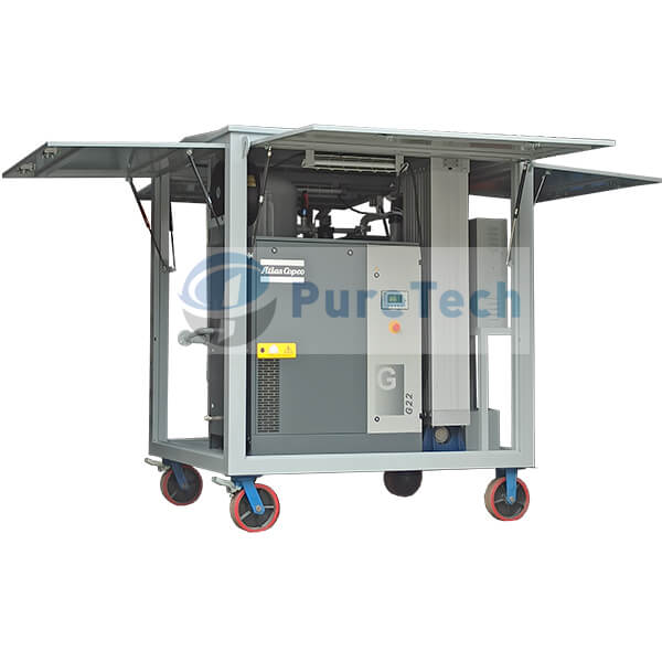dry air generator for transformer installation and maintenance