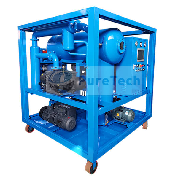 vacuum <a href=https://www.cqpuretech.com/High-Vacuum-Transformer-Oil-Filtration-Machine-p.html target='_blank'>Transformer Oil Filtration Machine</a> for transformer installation