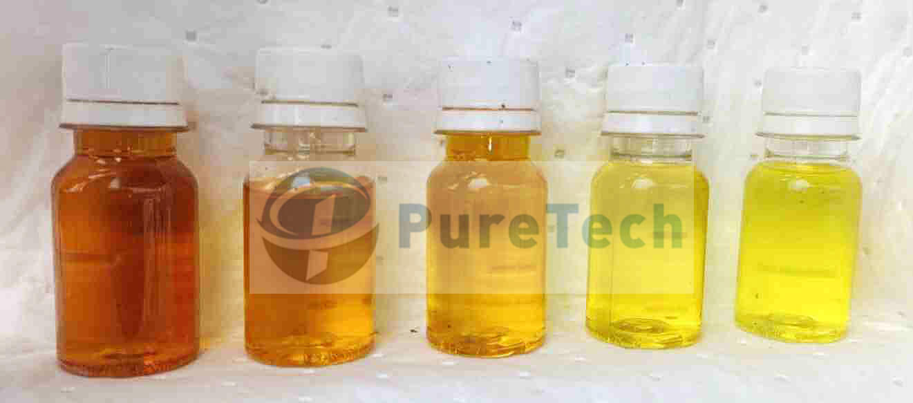 transformer oil regeneration can improve oil color from dark to light