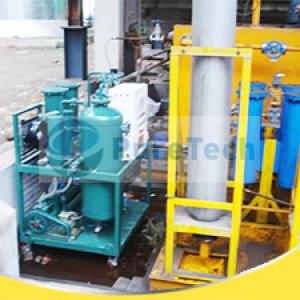 4000 LPH Turbine Oil Purifier Working at Site