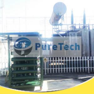 2000 LPH Transformer Oil Purifier Working at Power Station