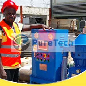 PureTech Centrifugal Oil Separator Working At Power Plant